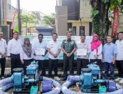 Dua Kelompok Tani Kota Bogor Dapat Bantuan Pompa Air dari Kementan