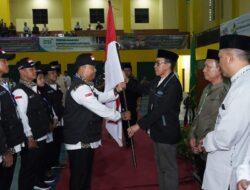 Jemaah Calon Haji Kloter 14 Asal Kabupaten Sukabumi Dilepas Sekda, Pesannya : Perkuat Persaudaraan dan Kebersamaan