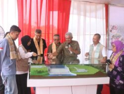 Pembangunan Fishway di Kawasan PLTM Kertamukti Dimulai, Wabup Sukabumi Letakkan Batu Pertama