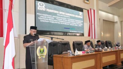 Sidang Paripurna DPRD Kab Sukabumi, Agenda Penyampaian Jawaban Bupati Atas Pandangan Umum Fraksi