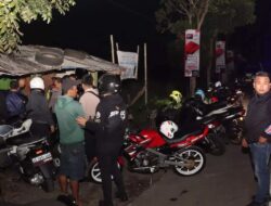 Kedapatan Membawa Sajam, Empat Pemuda Lagi Nongkrong Diamankan Tim Patroli Gabungan