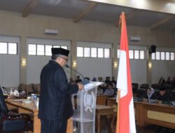 Rapat Paripurna DPRD Kab Sukabumi, Bupati Sampaikan Pendapat Akhir Raperda Pertanggungjawaban Pelaksanaan APBD T.A 2023