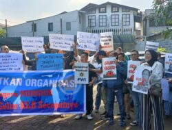 Anggota PWI Se-Bandung Raya Desak Pusat Segera Gelar KLB