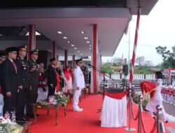 Wabup Sukabumi Pimpin Upacara Perunan Bendera HUT RI ke-79