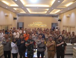 Polres Sukabumi Gelar Rapat Koordinasi Lintas Sektoral Jelang Pilkada Serentak 2024