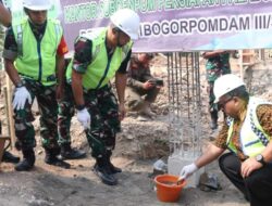Groundbreaking Pembangunan Gedung Subdenpom di Palabuhanratu