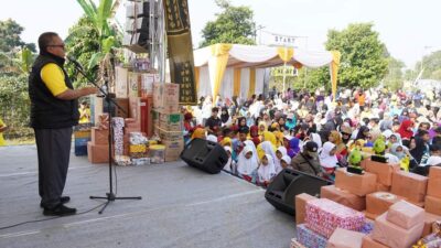 Rangkaian HJKS ke-154, Bupati Sukabumi Hadiri Jalan Sehat di Lapangan Himalaya Nagrak