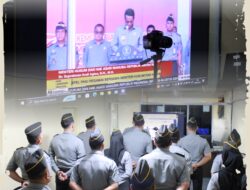 Pegawai Kantor Imigrasi Sukabumi Ikuti Apel Pagi Bersama Menteri Hukum dan HAM