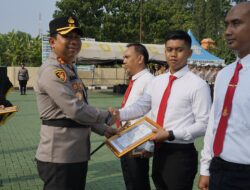 23 Anggota Polres Sukabumi Terima Penghargaan