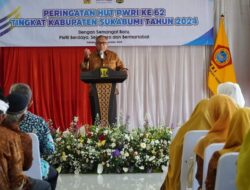 PWRI Gelar HUT ke-62, Bupati Sukabumi Berpesan Untuk Terus Berbuat Baik