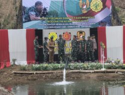 KSAD Jenderal TNI Maruli Simanjuntak Resmikan Dam Parit Desa Mekarsakti Kecamatan Ciemas