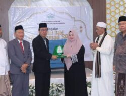 Peresmian Renovasi Bangunan Lantai Satu Masjid Agung Palabuhanratu, Sekda Berterimakasih Kepada Donatur