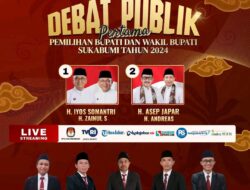 KPU Kabupaten Sukabumi Gelar Debat Publik Calon Bupati dan Wakil Bupati Sukabumi, Ingat Waktunya !