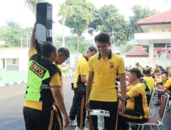 Jaga Postur Tubuh Ideal, Polres Sukabumi Gelar Timbang Badan dan Cek Kesehatan Seluruh Anggota