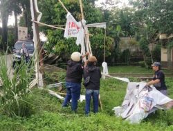 Memasuki Masa Tenang Pilkada Serentak, Panwascam Cikembar Tertibkan APK