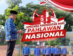 Imigrasi Sukabumi Gelar Upacara Peringatan Hari Pahlawan Nasional Tahun 2024