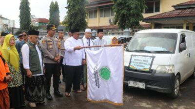 Bupti Sukabumi Lepas Armada Logistik Bantuan Bencana ke 25 Kecamatan Terdampak