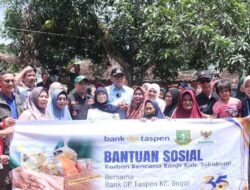 Didampingi Wabup Sukabumi, Pj Wali Kota Sukabumi Serahkan Bantuan Bencana Alam