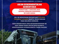 Biskita Trans Pakuan Berhentikan Sementara Operasional Hingga 30 Hari Guna Evaluasi Layanan