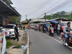 Tuntut Penertiban Taxi Gelap, Ratusan Sopir dan Pengusaha Angkutan Elf Pajampangan Gelar Aksi ke Kantor Dishub
