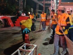 Pasukan Kebersihan Kota Bogor Gercep Besihkan Ribuan Kg Sampah Bekas Perhelatan BSF-CGM 2025