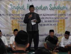 Lokasi ke-3 dari Rangkaian Muhibah Ramadhan, Bupati Sukabumi dan Jajaran Kunjung Masjid Al Mubarokah Cibadak