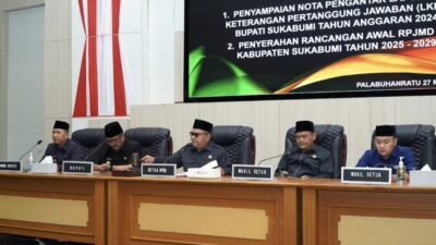 Rapat Paripurna ke-9 TS 2025 DPRD Kab Sukabumi, Agendakan Penyampaian Nota Pengantar LKPJ dan Rancangan PJMD