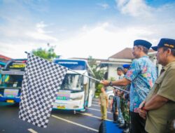 Forkopimda Kota Bogor Lepas 295 Peserta Mudik Gratis di Balai Kota Bogor