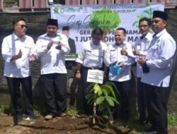 Kemenag Kabupaten Sukabumi Turut Sukseskan ‘Gerakan Penanaman Satu Juta Pohon Matoa’