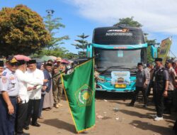 Wakil Bupati Sukabumi Lepas Calon Jemaah Haji Asal Kabupaten Sukabumi Kloter 39