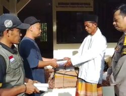Mushola Merangkap Madrasah yang Dibangun Bhabinkamtibmas di Gegerbitung Dapat Bantuan Mushaf Al-Qur’an