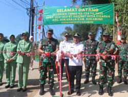 Hasil Program TMMD Ke-124 di Desa Cisarua Sukaraja Diserah Terimakan, Ini Pesan Danrem 061/Suryakancana