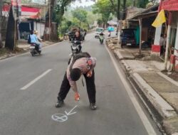 Laka Lantas Dua Motor dan Truk di Sampora Cikembar Tewaskan Seorang Pemotor