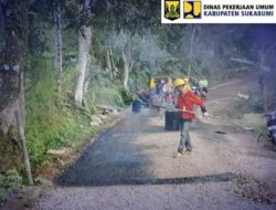 Dinas PU Kab Sukabumi Perbaiki Jalan Sagaranten-Pasirbandung, Gelontorkan Anggaran Rp929,7 Juta