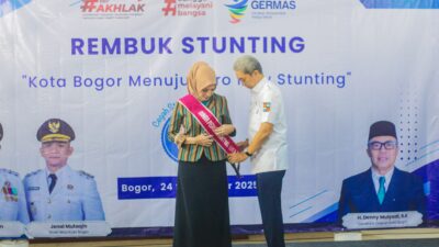 Yantie Rachim Dikukuhkan sebagai Bunda Peduli Stunting Kota Bogor