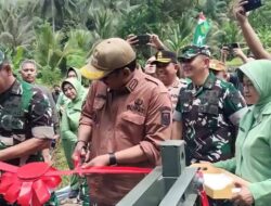 Pangdam III/Siliwangi Mayjen TNI Kosasih Resmikan Jembatan Panel Garuda di Sukabumi