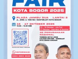 Disnaker Kota Bogor Kembali Gelar Job Fair 2025 di Plaza Jambu Dua
