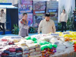 Presiden Prabowo Pimpin Pemusnahan Barang Bukti Narkoba sebanyak 214,84 Ton, Kapolri: Tindak Lanjut Asta Cita