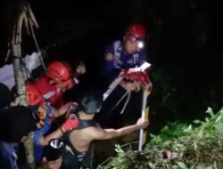 Penyelamatan Dramatis, Petugas Damkar Berhasil Evakuasi Korban Jatuh Ke Sumur