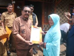 Bupati Sukabumi Tinjau Huntap Bantusan Bagi Penyintas Bencana di Kecamatan Nyalindung
