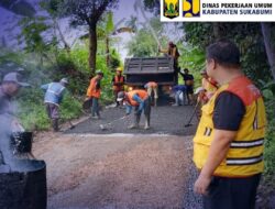 PU Kab Sukabumi Perbaiki Jalan Ciheulangtonggoh-Caringin, Tingkatkan Kuliatas Infrastruktur yang Aman dan Nyaman