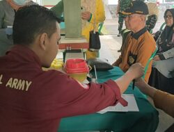 Peringati Hari Juang TNI AD ke-80, Kodim 0607/Kota Sukabumi Gelar Bakti Kesehatan Gratis