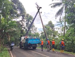 PLN Gerak Cepat Pulihkan Kelistrikan Pasca Longsor di Nyalindung Kabupaten Sukabumi