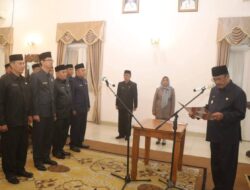 Pelantikan Kepala BPKAD, Kadis Perikanan dan Kesehatan Kabupaten Sukabumi, Bupati: Optimalkan Layanan Publik