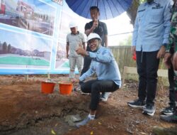 Ground Breaking Di Tengah Efisiensi, Ayep Zaki Buktikan Pembangunan Kota Sukabumi Jalan Terus