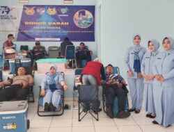 Sambut Hari Bakti ke-79 TNI AU, Satrad 402 Cibalimbing Gelar Donor Darah dan Pengobatan Gratis