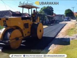 Dinas PU Kabupaten Sukabumi Rampungkan Rekonstruksi Jalan Leuwi Cagak Hilir-Mina Jaya Surade, Dongkrak Ekonomi Warga