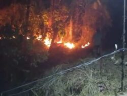Lahan Alang-alang di Bantargadung Terbakar, Diduga Ulah Oknum Tak Bertanggung Jawab