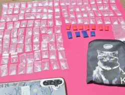 Polres Sukabumi Kota Tangkap Pengedar Sabu, Sita 42,8 Gram Barang Bukti