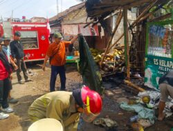 Warung di Sagaranten Terbakar, Kerugian Ditaksir Rp10 Juta